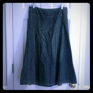 Lauren Jeans Co Denim Skirt